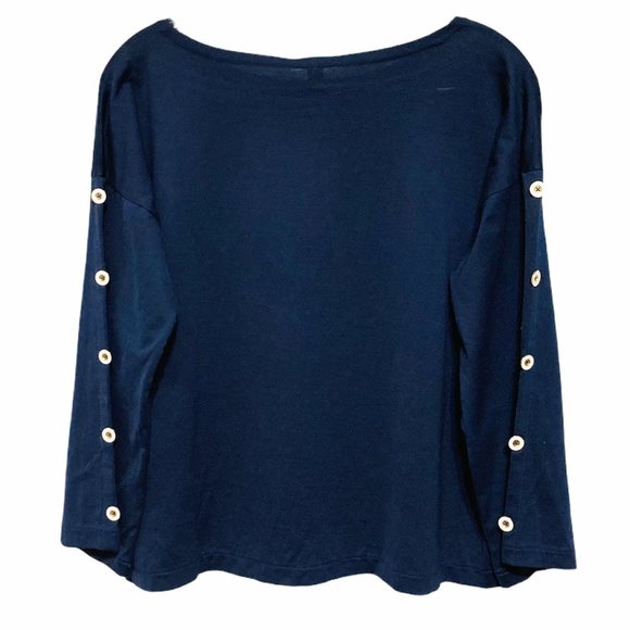 J. Crew Tops - J. Crew Button Sleeve Detail Top NWT